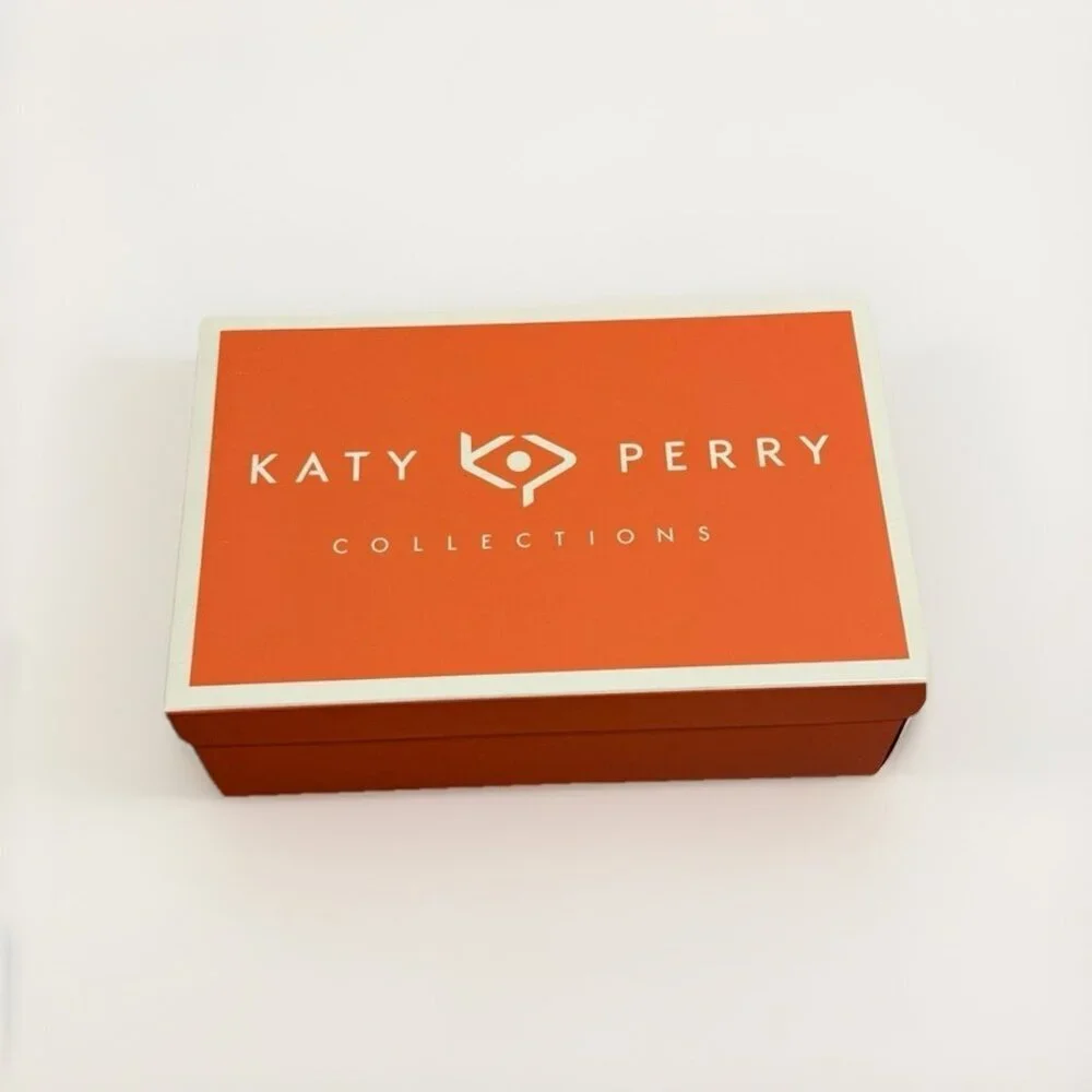 Katy Perry The Checked In Slide Sandal Softy Nappa Cranberry 8.5 NIB - Picture 6 of 7